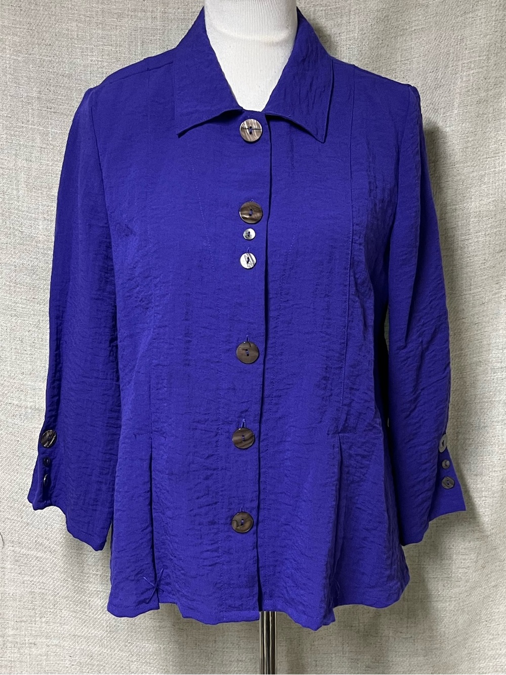 Habitat purple Button-Front Jacket